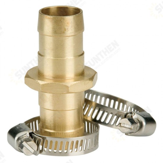 3/4 Male Female Connector Set Garden Hose Repair Mender Kit Hose Connectors Water Hose Pipe Fittings Copper Joint