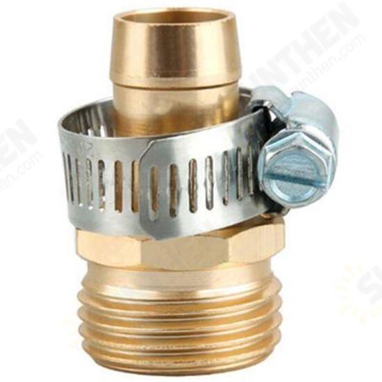 3/4 Male Female Connector Set Garden Hose Repair Mender Kit Hose Connectors Water Hose Pipe Fittings Copper Joint