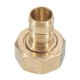 3/4inch NPT Brass Male Female Connector Garden Hose Repair Quick Connect Water Pipe Fittings Car Wash Adapter w/ Adjustable Ear Hose Clamp Clip