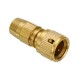 3/8inch Brass Hose Connector Copper Garden Telescopic Pipe Fittings Washing Water Quick Connector Car Wash Clean Tools Quick Connect Adapter