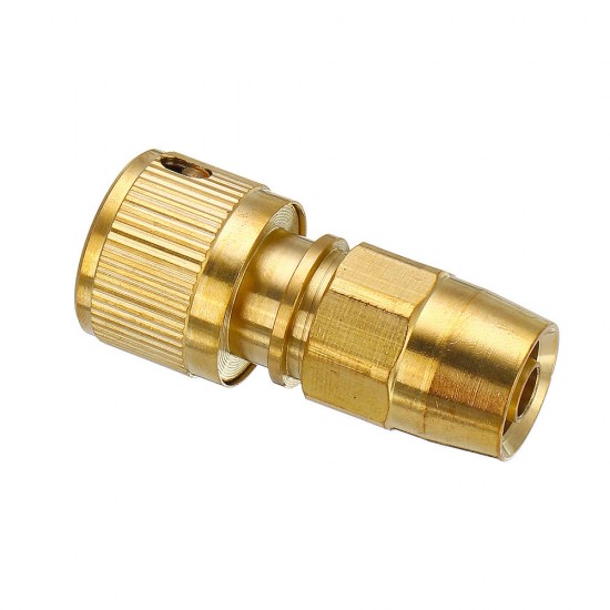 3/8inch Brass Hose Connector Copper Garden Telescopic Pipe Fittings Washing Water Quick Connector Car Wash Clean Tools Quick Connect Adapter