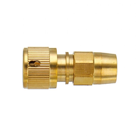 3/8inch Brass Hose Connector Copper Garden Telescopic Pipe Fittings Washing Water Quick Connector Car Wash Clean Tools Quick Connect Adapter