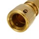 3/8inch Brass Hose Connector Copper Garden Telescopic Pipe Fittings Washing Water Quick Connector Car Wash Clean Tools Quick Connect Adapter