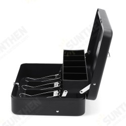 4 Bill 5 Coin Cash Drawer Tray Storage Box for Cashier Money Security Lock Safe Box 4 Bill 5 Coin Cash Drawer Tray Storage Box for Cashier Money Security Lock Safe Box