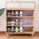 4 Colors Removeable Double Layer Shoes Racks Display Shoe Shelf