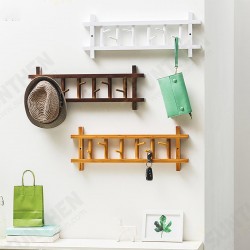 6/8 Hooks 360 Degree Rotating Coat Rack Wall Mount Rail Wooden Hat Clothes Towel Holder 6/8 Hooks 360 Degree Rotating Coat Rack Wall Mount Rail Wooden Hat Clothes Towel Holder