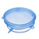 6Pcs/set Silicone Stretch Suction Pot Lids Kitchen Cover Pan Bowl Stopper Cap