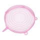 6Pcs/set Silicone Stretch Suction Pot Lids Kitchen Cover Pan Bowl Stopper Cap