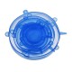 6Pcs/set Silicone Stretch Suction Pot Lids Kitchen Cover Pan Bowl Stopper Cap