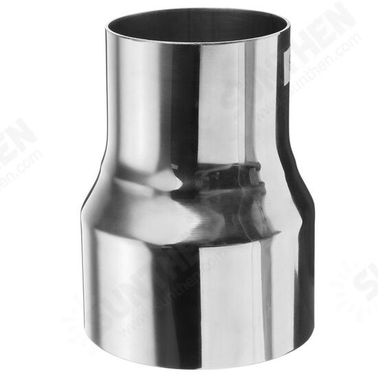 76.2mm to 57.6mm Stainless Exhaust Pipe to Component Adapter Reducer Connector Pipe Tube