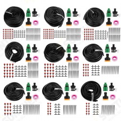 8 Holes Misting Irrigation System Kit Tubing Hose Dripper 5/10/15/18/20/25/50M 8 Holes Misting Irrigation System Kit Tubing Hose Dripper 5/10/15/18/20/25/50M