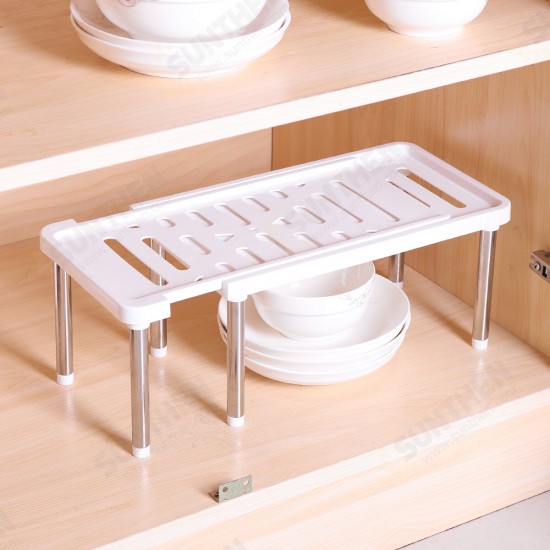 Adjustable Removable Under Sink Storage Tidy Shelf Kitchen Rack Organiser