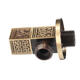 Antique Brass Triangle Valve Bathroom Accessory G1/2 Brass Angle Stop Valves Filling Valves Square Type