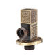 Antique Brass Triangle Valve Bathroom Accessory G1/2 Brass Angle Stop Valves Filling Valves Square Type