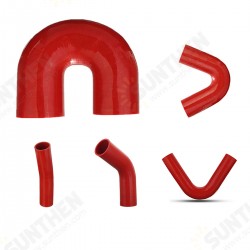 Auto Silicone Hoses Rubber 15 Degree Elbow Bend Hose Air Water Coolant Joiner Pipe Tube Auto Silicone Hoses Rubber 15 Degree Elbow Bend Hose Air Water Coolant Joiner Pipe Tube