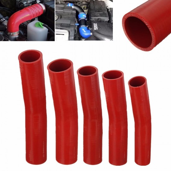 Auto Silicone Hoses Rubber 15 Degree Elbow Bend Hose Air Water Coolant Joiner Pipe Tube