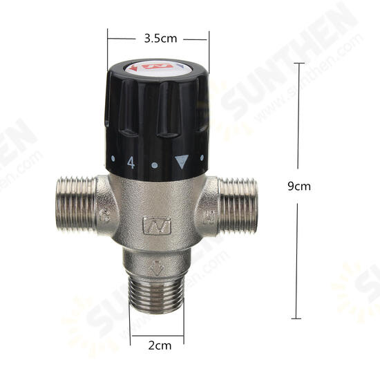 Automatic Thermostatic Valve Mixing Hot Cold Water Temperature with Tape