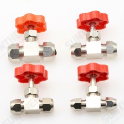 Ball Balve 6mm 8mm 10mm 12mm Pipe Orange Plastic Handle Metal High Pressure Durable Tube Needle Type Globe Valve Ball Balve 6mm 8mm 10mm 12mm Pipe Orange Plastic Handle Metal High Pressure Durable Tube Needle Type Globe Valve