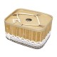 Bamboo Weaving Storage Baskets Picnic Grocery Snacks Toy Box Desktop Organizer