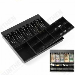 Black 5 Bills 8 Coins Cash Register Money Tray Cashier Storage Box Money Drawer Coin Holder Black 5 Bills 8 Coins Cash Register Money Tray Cashier Storage Box Money Drawer Coin Holder