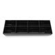 Black 5 Bills 8 Coins Cash Register Money Tray Cashier Storage Box Money Drawer Coin Holder