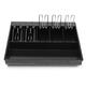 Black 5 Bills 8 Coins Cash Register Money Tray Cashier Storage Box Money Drawer Coin Holder