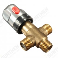 Brass Thermostatic Valve Temperature Mixing Valve For Wash Basin Bidet Shower Brass Thermostatic Valve Temperature Mixing Valve For Wash Basin Bidet Shower