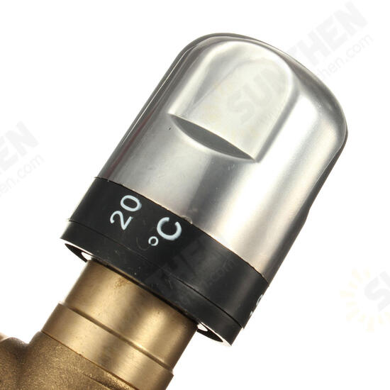 Brass Thermostatic Valve Temperature Mixing Valve For Wash Basin Bidet Shower