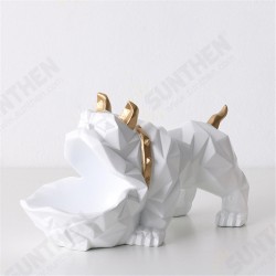 Bulldog Animal Sculpture Puppy Dog Statue Figure Ornament Gift Decorations Bulldog Animal Sculpture Puppy Dog Statue Figure Ornament Gift Decorations