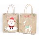 Christmas Kraft Paper Santa Gift Bag Candy Chocolate Cookies Bag Merry Christmas Decorations