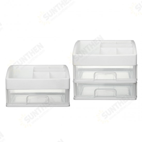 Desktop Organizer Makeup Storage Box Plastic Mini Cosmetics Case Bedroom Supplies