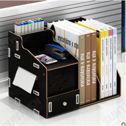 Desktop Table Organizer Office Storage Folder Rack File Wood Display Shelf Stand Desktop Table Organizer Office Storage Folder Rack File Wood Display Shelf Stand