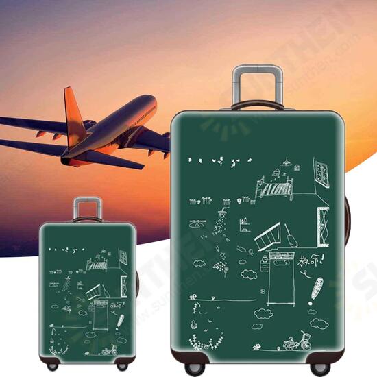 Elastic Luggage Cover Travel Suitcase Protector Dustproof Protection Trolley Case