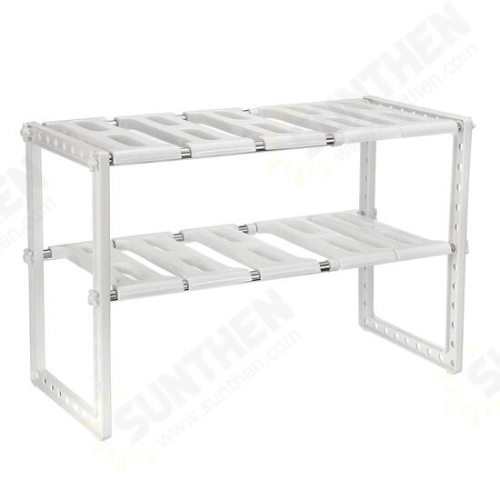 Expandable Kitchen Storage Shelf Bathroom Shoe Houseplant Organizer Rack Holder