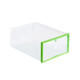 Foldable Clear Plastic Shoe Boxes Storage Organizer Stackable Tidy Display Box Baskets