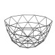 Geometric Metal Wire Decoration Storage Display Basket Display Vegetable Fruit Bowl Holder