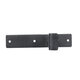 2Pcs Industrial Iron Chunky Solid Wood Shelf Brackets Matte Black Painting for Home Shop