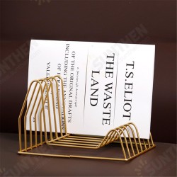 Metal Bookshelf Letter Magazine Storage Rack Tray Holder Desk Organization Metal Bookshelf Letter Magazine Storage Rack Tray Holder Desk Organization