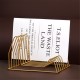 Metal Bookshelf Letter Magazine Storage Rack Tray Holder Desk Organization