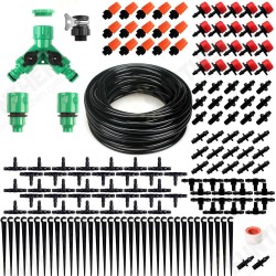 40M Mist Cooling Irrigation System Micro Drip Irrigation Kit Garden Patio Plant Watering Kit Automatic Flow 40M Mist Cooling Irrigation System Micro Drip Irrigation Kit Garden Patio Plant Watering Kit Automatic Flow