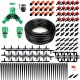 40M Mist Cooling Irrigation System Micro Drip Irrigation Kit Garden Patio Plant Watering Kit Automatic Flow