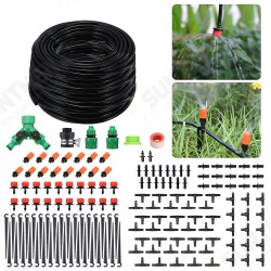 157Pcs Micro Drip Irrigation System Plant Self Watering Garden 40M Hose Kit 157Pcs Micro Drip Irrigation System Plant Self Watering Garden 40M Hose Kit