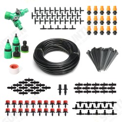 157Pcs Micro Drip Irrigation System Plant Self Watering Garden 40M Hose Kit 157Pcs Micro Drip Irrigation System Plant Self Watering Garden 40M Hose Kit