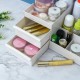 Plastic Cosmetic Makeup Storage Box Organizer Case Holder Jewelry with Drawer