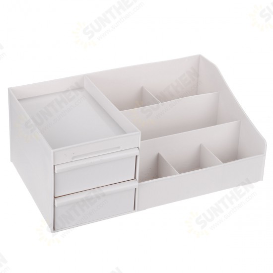 Plastic Cosmetic Makeup Storage Box Organizer Case Holder Jewelry with Drawer