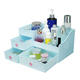 Plastic Desktop Organizer Makeup Organizer Cosmetic Storage Box Stationery Holder Home Decorations