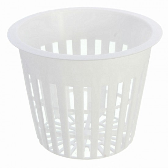 Plastic Mesh Pot Net Basket Hydroponic Aeroponic Flower Container Plant Grow Pot Cup