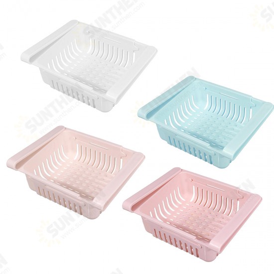 Refrigerator Plastic Storage Rack Basket Food And Beverage Drawer Storage Box Kitchen