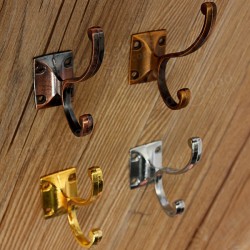 Retro Zinc Alloy Mount Hooks Towel Clothes Hat Coat Hanger for Door Wall Retro Zinc Alloy Mount Hooks Towel Clothes Hat Coat Hanger for Door Wall