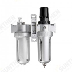 SFC400 1/2 Inch Air Compressor Oil Lubricator Moisture Water Trap Filter Regulator SFC400 1/2 Inch Air Compressor Oil Lubricator Moisture Water Trap Filter Regulator